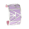 Egypt Bracelets & Bangles Pyramid 25mm Wide Interchangeable Reversible Leather Arm Cuff Stainless Steel Jewelry
