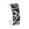 Egypt Bracelets & Bangles Pyramid 25mm Wide Interchangeable Reversible Leather Arm Cuff Stainless Steel Jewelry