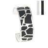 Giraffe Bangles Bracelets Femme manchette Cuffs Stainless Steel Bracelet Reversible Interchangeable Leather Band Pulseiras