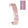Leather Bracelets & Bangles For Women Hollow Stainless Steel Cuff 14mm Leather Bangle Jewelry