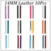 Leather Bracelets & Bangles For Women Hollow Stainless Steel Cuff 14mm Leather Bangle Jewelry