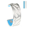 Opening Ribbon Cuff Hollow Cuff Leather Bangle Bracelet Reversible Bracelet Stainless Steel 25mm Leather Bracelet & Bangle