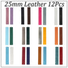 Opening Ribbon Cuff Hollow Cuff Leather Bangle Bracelet Reversible Bracelet Stainless Steel 25mm Leather Bracelet & Bangle