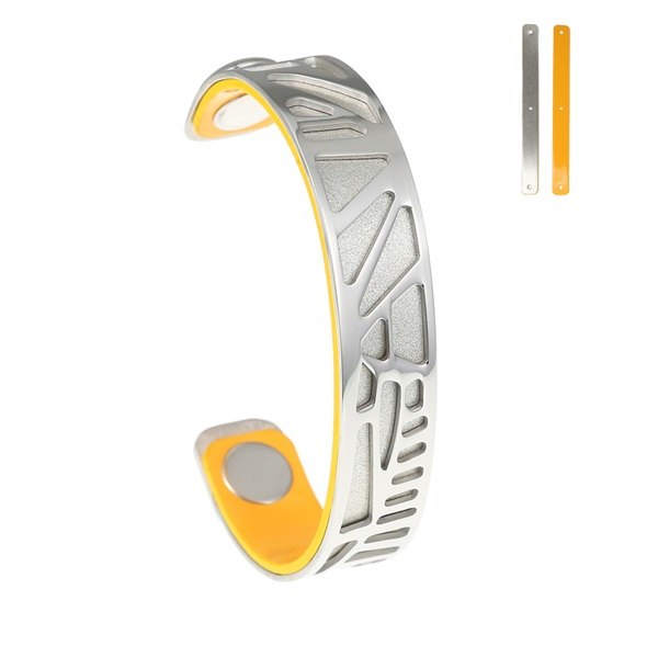 Palm Tree Bracelets Plover Cuff 14mm Wide Cham Leather Bracelet Reversible Bijoux Femme Bangles Stainless Steel Pulseras