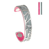 Palm Tree Bracelets Plover Cuff 14mm Wide Cham Leather Bracelet Reversible Bijoux Femme Bangles Stainless Steel Pulseras