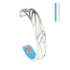Ruban Bangles Steel Stainless Bracelets Argent For Women Reversible Interchangeable Leather Band Arm Cuff Jewelry Pulseras