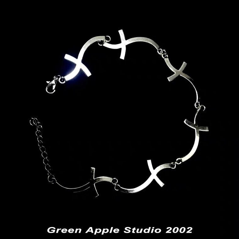 Cross Chain Vintage Necklaces for Women Kpop Gothic Accessories Necklace for Women Friends Choker Neck Jewelry on the Neck Punk