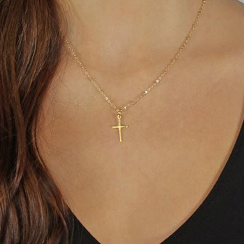 Cross Choker Necklace Vintage Pendant Chain Necklaces Jewelry for Women Jewelry Accessories  Collares Kpop