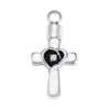 Cross Memorial Souvenir Cinerary Casket  Copper Pendant For Relatives Pets Necklace Accessories