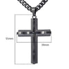 Cross Necklace Women Men Stainless Steel Christian Charm Necklace Boys Girls Punk Hip Hop Friendship Jewelry Gifts