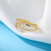 Cross Rings for Women Adjustable Gothic Cubic Zirconia Ring 2023 Trend Aesthetic Jewelry Wedding Band Gift anillos mujer