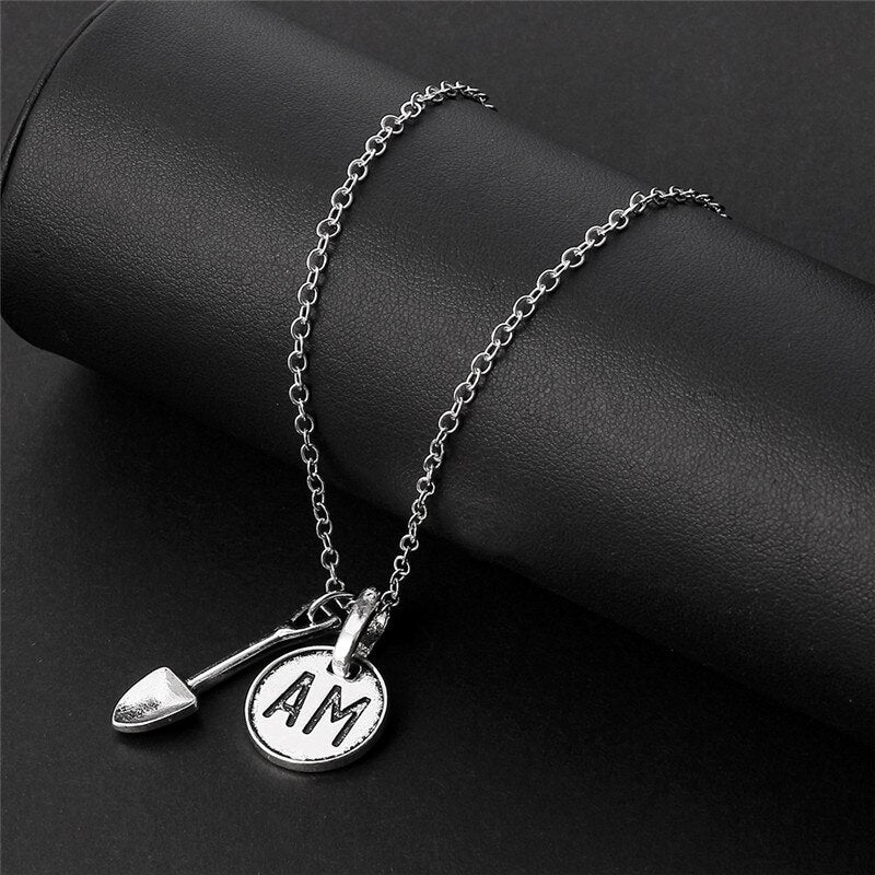 Crown Mini Tea Spoon Vintage Royal Alice Snuff Ibiza Festival Necklace Pendant Whith AM Accessories Men Women Choker Necklace
