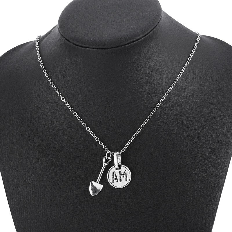 Crown Mini Tea Spoon Vintage Royal Alice Snuff Ibiza Festival Necklace Pendant Whith AM Accessories Men Women Choker Necklace
