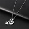 Crown Mini Tea Spoon Vintage Royal Alice Snuff Ibiza Festival Necklace Pendant Whith AM Accessories Men Women Choker Necklace