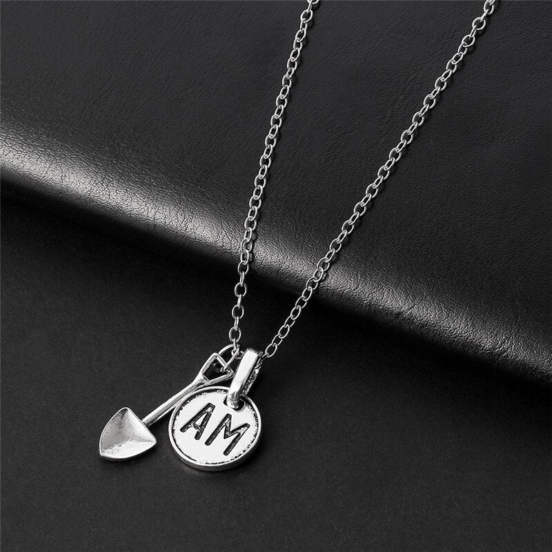 Crown Mini Tea Spoon Vintage Royal Alice Snuff Ibiza Festival Necklace Pendant Whith AM Accessories Men Women Choker Necklace