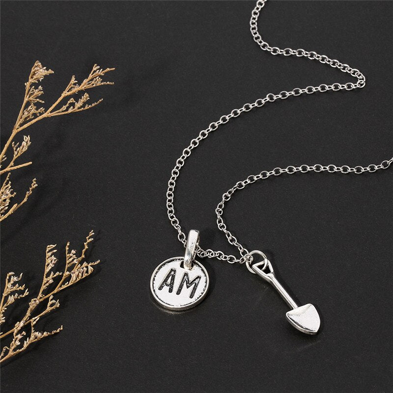 Crown Mini Tea Spoon Vintage Royal Alice Snuff Ibiza Festival Necklace Pendant Whith AM Accessories Men Women Choker Necklace