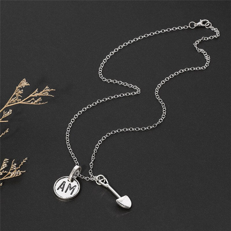 Crown Mini Tea Spoon Vintage Royal Alice Snuff Ibiza Festival Necklace Pendant Whith AM Accessories Men Women Choker Necklace