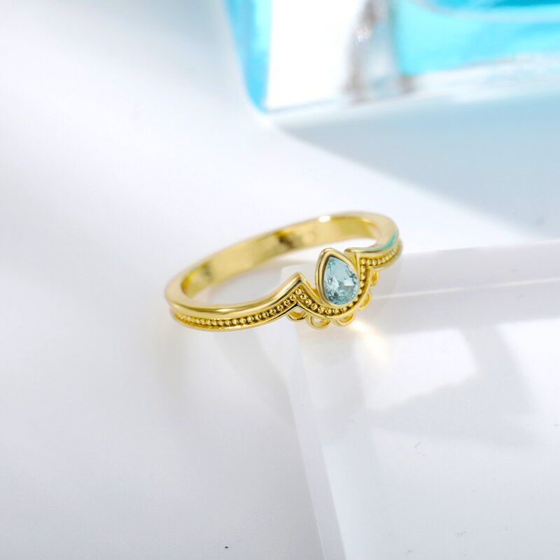 Crown Rings for Women Stainless Steel Cubic Zirconia Couple Ring Vintage Crystal Aesthetic Jewelry Wedding Birthday Gift anillos