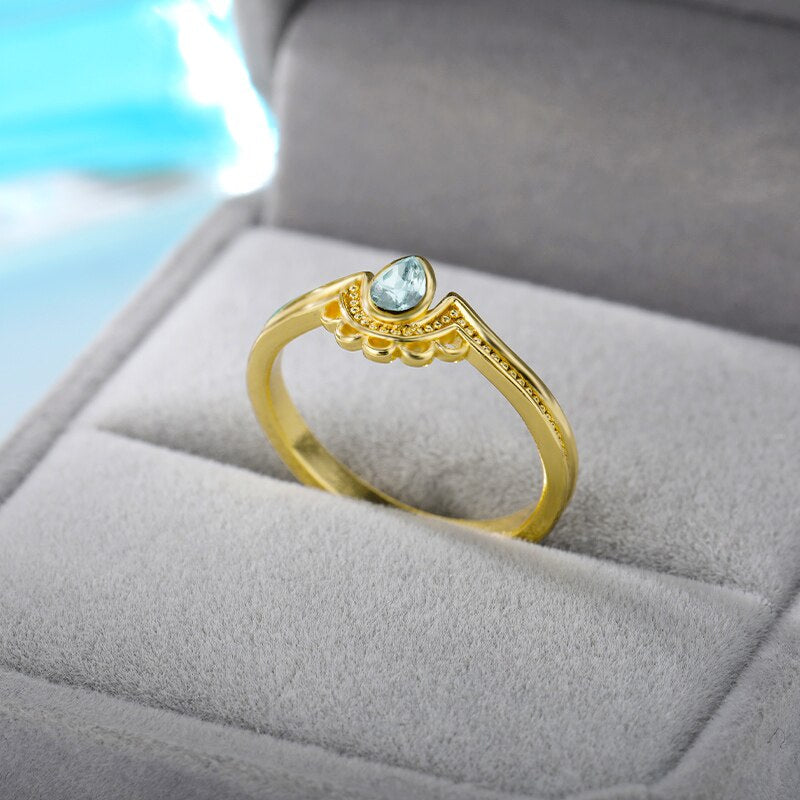 Crown Rings for Women Stainless Steel Cubic Zirconia Couple Ring Vintage Crystal Aesthetic Jewelry Wedding Birthday Gift anillos