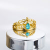 Crown Rings for Women Vintage Stainless Steel Crystal  Ring Female 2023 Wedding Band Cubic Zirconia Jewelry Gift