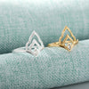 Crown Zircon Rings for Women Stainless Steel Gold Color Ring Female Gothic Crystal 2023 Jewelry Wedding Band Couple Gift