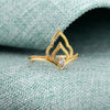 Crown Zircon Rings for Women Stainless Steel Gold Color Ring Female Gothic Crystal 2023 Jewelry Wedding Band Couple Gift