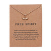 Crystal Animal Hummingbird Necklaces  Gold Color Clavicle Chain Swallow Birds Necklaces & Pendants collares joyeria mujer