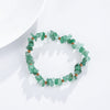Crystal Bracelet Irregular Natural Stone Bracelet Beads Chip Jewelry Amethyst Aquamarine Rose Quartz Wristband Bangles for Women