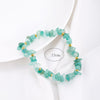 Crystal Bracelet Irregular Natural Stone Bracelet Beads Chip Jewelry Amethyst Aquamarine Rose Quartz Wristband Bangles for Women
