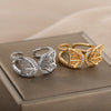 Crystal Butterfly Rings For Women Stainless Steel Female Gold Color Finger Ring Aesthetic Wedding Couple Jewerly anillos