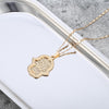 Crystal Hamsa Hands Necklace For Women Gold Silver Plated Hollow Fatima Choker Necklaces Trend Jewelry Gift for Year 2022