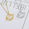 Crystal Hollow Universe Planet Star Pendant Necklace For Women Gold Silver Color Chain Necklaces Collar Collier Jewelry Gift