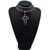 Crystal Large Necklace For Women Bohemia Wedding Necklace Statement Jewelry Bib Chokers Collier #232829
