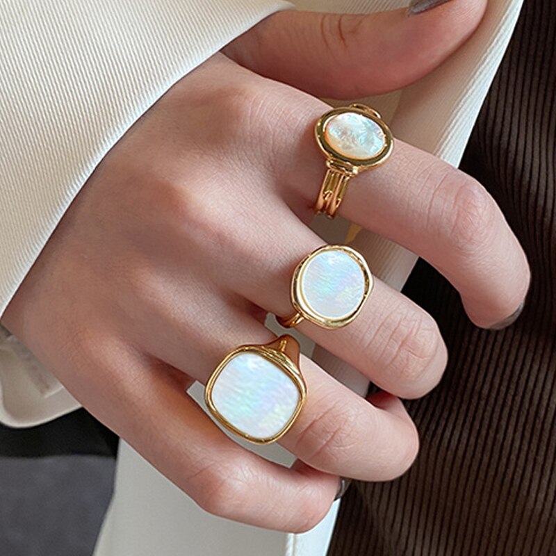 Crystal Ring  Gold Colour Finger Rings Engagement Vintage Jewelry And Accessories Offers With  GaaBou