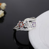 Crystal Rings For Women Silver Color  Quality Jewelry Aesthetic Accessories Gift Female  GaaBou Jewellery