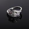 Crystal Rings For Women Silver Color  Quality Jewelry Aesthetic Accessories Gift Female  GaaBou Jewellery