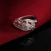 Crystal Rings For Women Silver Color  Quality Jewelry Aesthetic Accessories Gift Female  GaaBou Jewellery