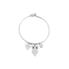 Crystal Simple Heart Owl Stainless Steel Bracelets Bangle For Women Rose Gold Silvery Animal Owl Charms Jewellery 2022
