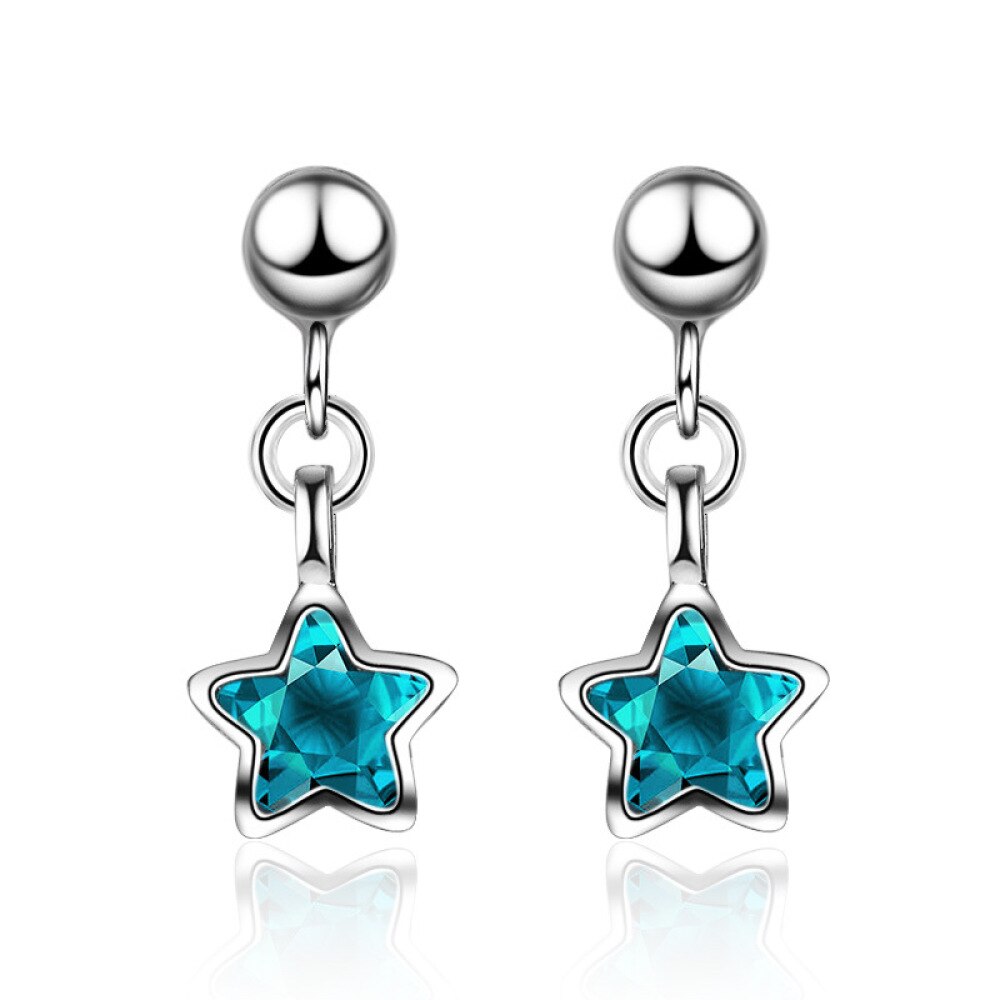 Crystal Star Earrings For Women Korean Stud Earrings 2022 Trend Designer Jewelry Accessories  GaaBou