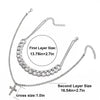 Cuban Link Chain Choker necklace set cross pendant necklace  Jewelry  Women Men   Jewellery