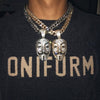 Cubic Zircon V For Vendetta Pendant Necklace For Men Jewelry Crystal Cuban Chain Anonymous Hacker Mask Charm Choker