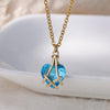 Cubic Zirconia Heart Pendant Necklace for Women Gold Plated Chains Stainless Steel Zircon Necklaces 2023 Trend Jewelry collares
