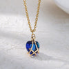 Cubic Zirconia Heart Pendant Necklace for Women Gold Plated Chains Stainless Steel Zircon Necklaces 2023 Trend Jewelry collares