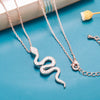 Cubic Zirconia Snake Pendant Necklace Gold Plated Silver Color Elegant choker Necklace For women Gifts Jewelry 2022 new