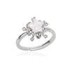 Cubic Zirconia Star Rings for Woman Open Stainless Steel Adjustable Zircon Ring 2023 Trend Couple Wedding Jewerly anillos mujer