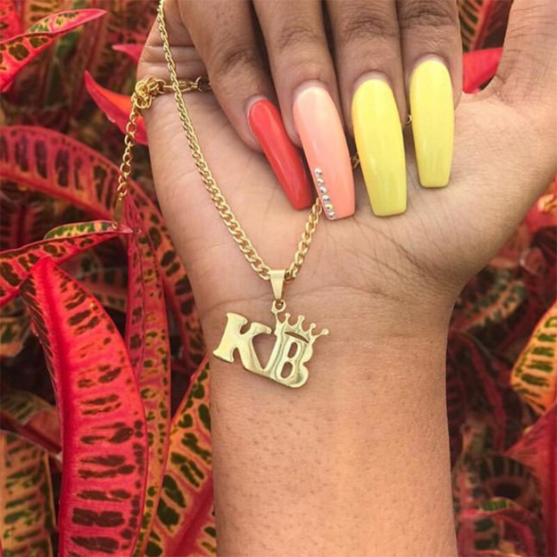 Cubin Chain Custom Name Necklace for Women Men Stainless Steel Gold Color Personalized Choker Necklace Wedding Jewerly Gift