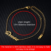 Custom Anklets For Women Persoanlized Stainless Steel Name Anklet Bracelet on the Leg Gold Color Foot Jewelry Accessories Mujer