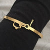 Custom Arabic Bracelet Personalized Name Bracelets For Women Stainless Steel Gold Bracelet Bangles Boho Jewelry Pulseras Mujer