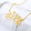 Custom Children Drawing Necklace Kid's Art Child Artwork Stainless Steel Choker Necklace Collares Jewelry Birthday Gift for Kid