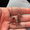 Custom Children Drawing Necklace Kid's Art Child Artwork Stainless Steel Choker Necklace Collares Jewelry Birthday Gift for Kid